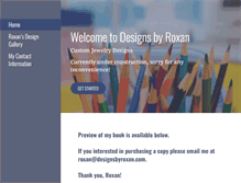 Tablet Screenshot of designsbyroxan.com